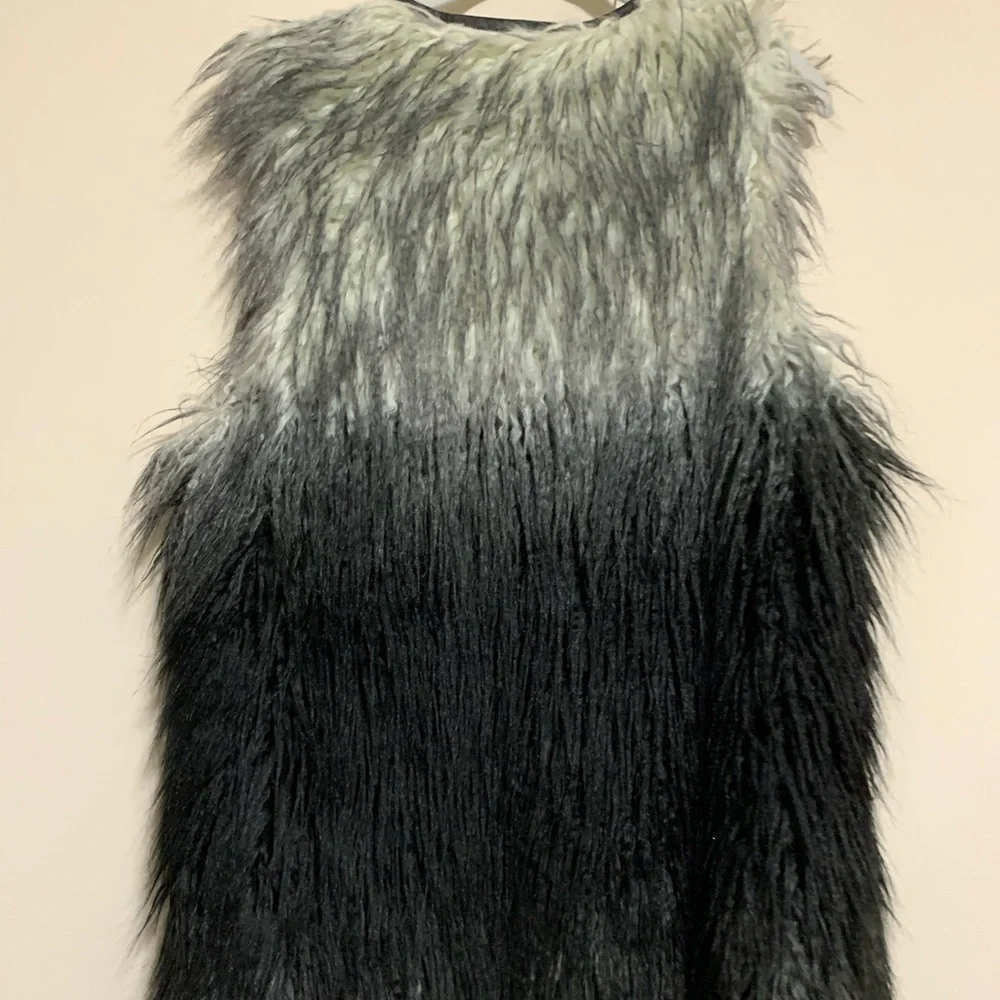 Aryn k fake fur vest